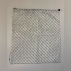 Diane Von Furstenberg White‎ and Gray Patterned Dust Bag Size 16.5”x15”